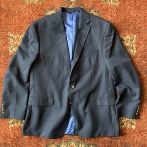 44R Chaps Ralph Lauren blue sport coat jacket
